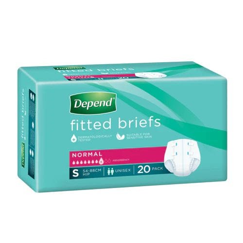 depend-depend-brief-normal-small-pack-of-20-kim1734--pk-34421770911827.webp Depend Brief Normal Small - Image 1