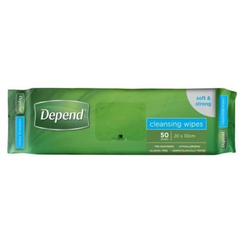 depend-depend-cleansing-wipes-pack-of-50-depend-cleansing-wipes-kim19100--pk-52983672013164.jpg Depend Cleansing Wipes - Image 1