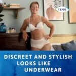 Tena Discreet High Waist Underwear - Creme Large - Image 4