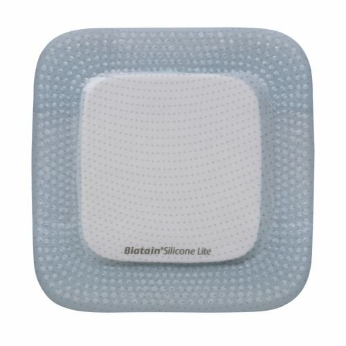 COL33444_L_1_388227d0-81ee-4c1b-ba45-88d77e1da261.jpg Biatain Silicone Lite Foam Dressing 7.5x7.5cm - Image 1