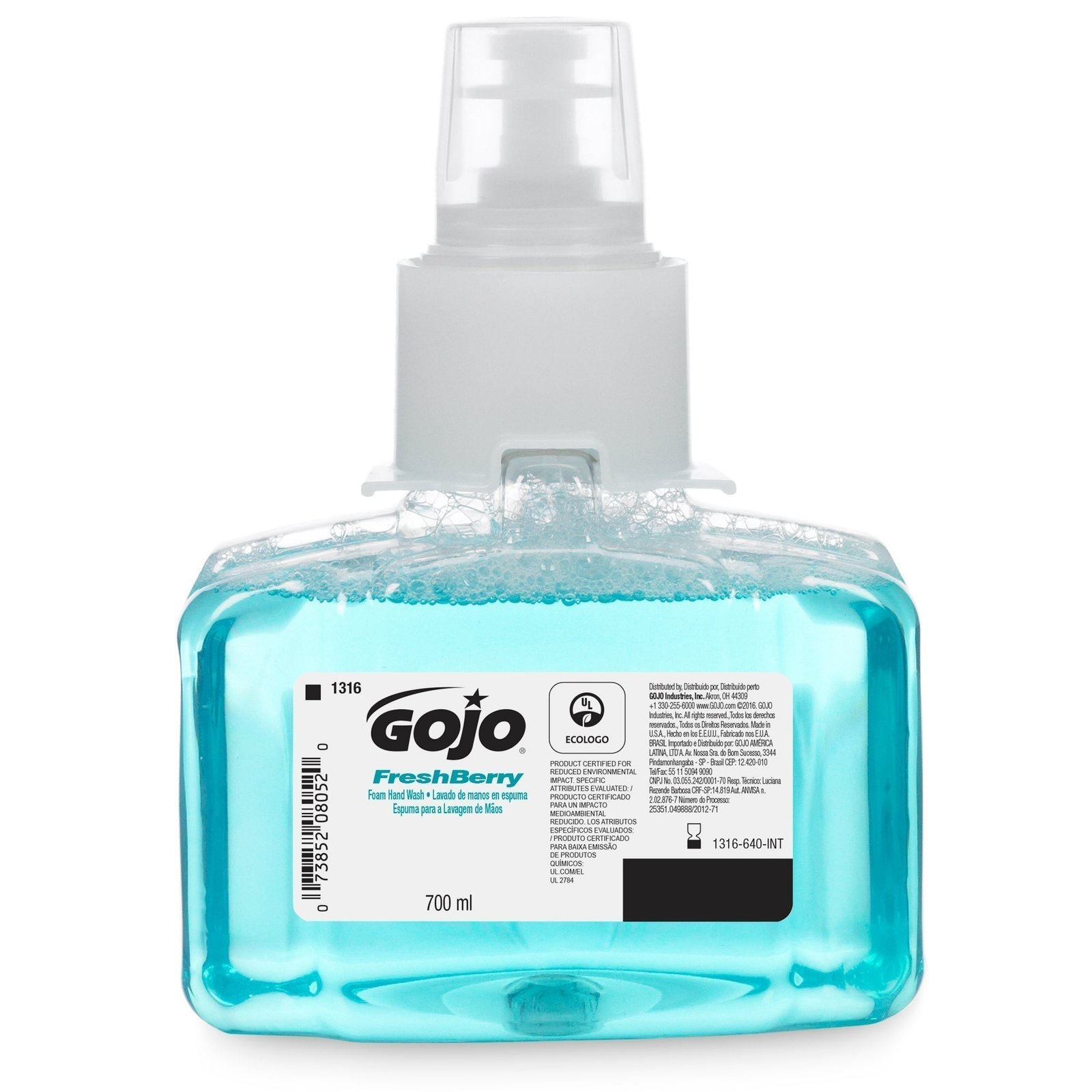GJ1316-03_eaf69eaf-30f1-4e32-bec3-6b981692e3b7.jpg Gojo Freshberry Foam Hand Wash 700mL LTX-7 Refill - Image 1