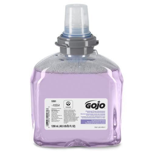 GJ5361-02_L_1_e159e005-f6d2-4959-8d85-6553f840418f.jpg Gojo Premium Foam Handwash With Skin Conditioners TFX Refill 1200ml - Image 1