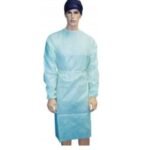 Sentry Owear Isolation Gown Splash Resistant Blue