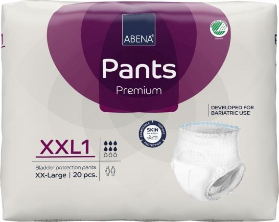 abena-abena-pants-bariatric-xxl1-packet-of-20-sa1999905360-pk-34312246001747.jpg Abena Pants Premium Purple 1600mL XXL1 - Image 1