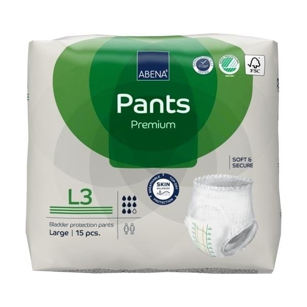 abena-abena-pants-l3-large-extra-packet-of-15-sa1000021327-pk-34312212545619.jpg Abena Pants L3 Green 2400mL 100-140cm - Image 1