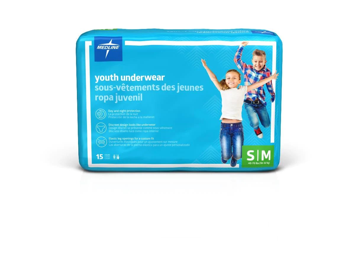 medline-drytime-youth-protective-underwear-small-medium-17kg-28kg-med23001a-ct-31689389146195.jpg Medline Drytime Youth Protective Underwear - Image 1