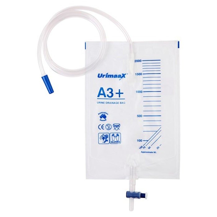 12001110-tms-1782811210866892-tms- Urimaax Drain Bag A3 Plus 2000ml 120cm Tube - Image 1